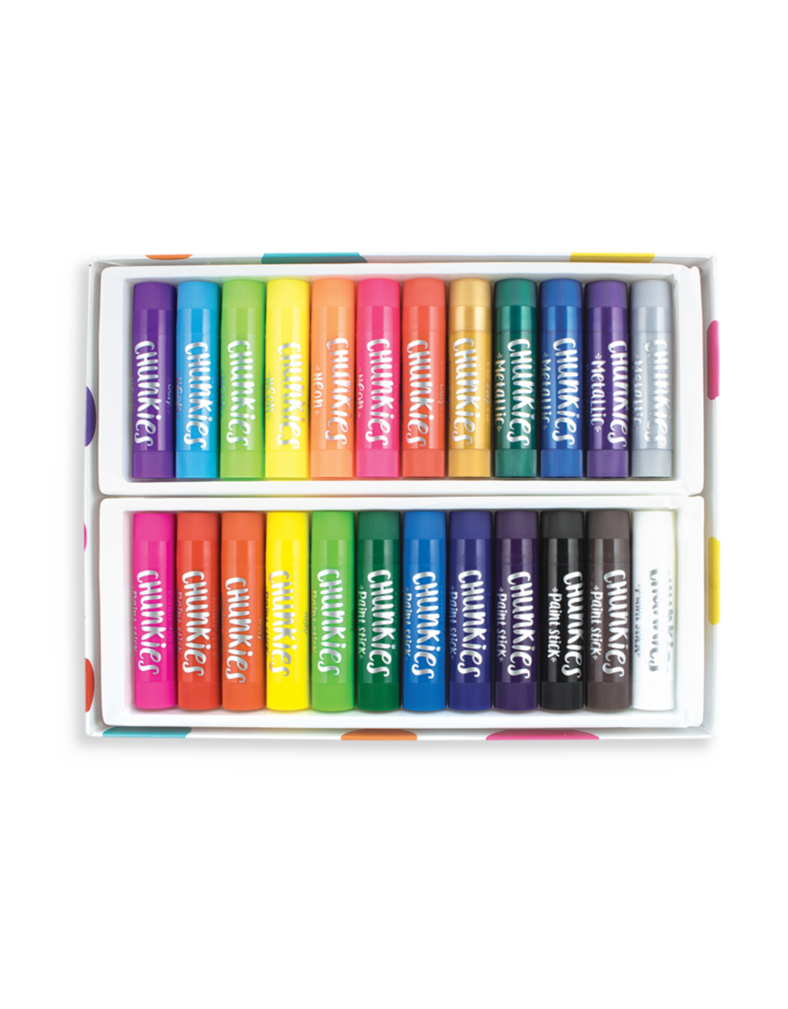 Ooly Chunkies Paint Sticks Variety Pack - Set Of 24