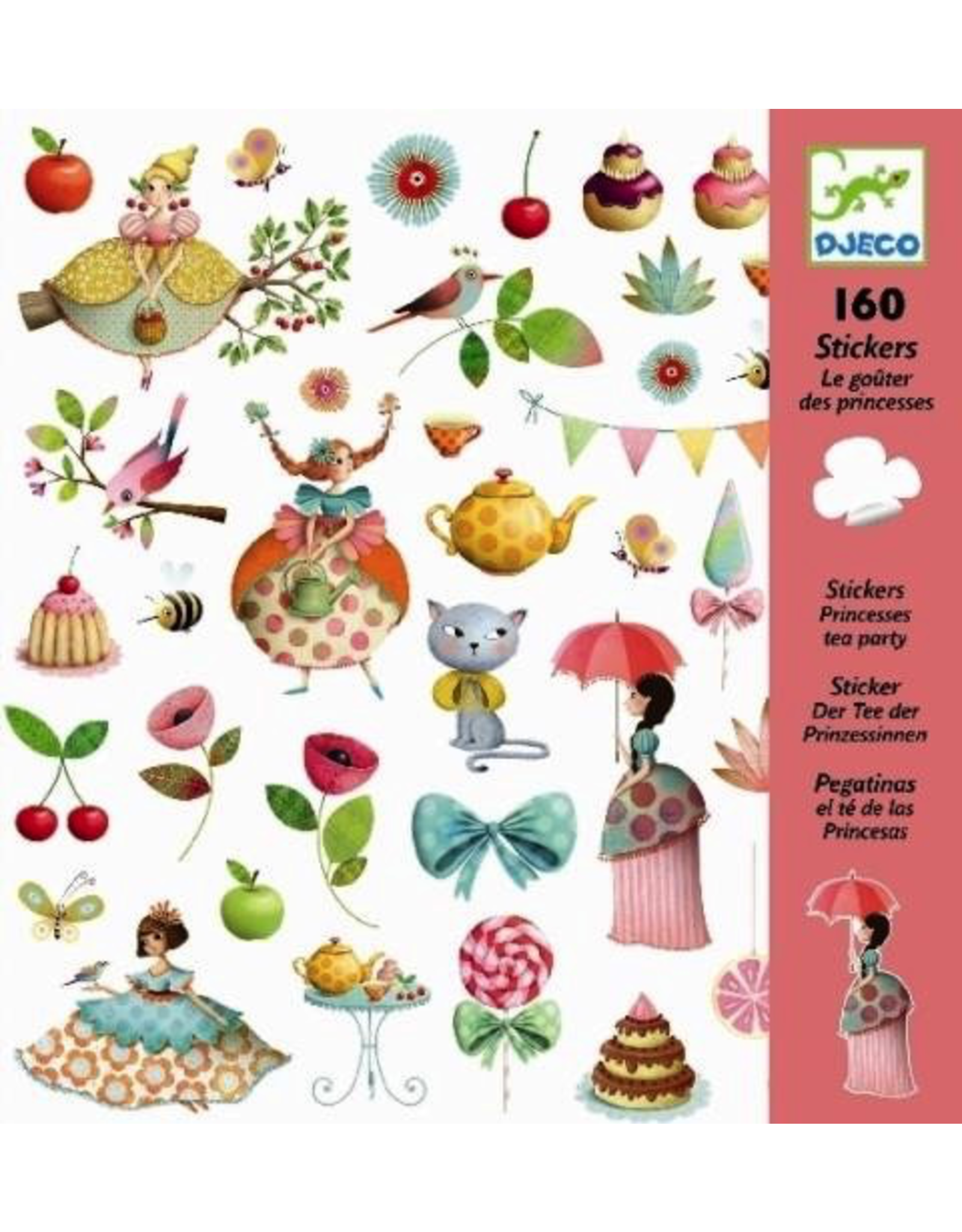 Djeco Princess Tea Party Stickers
