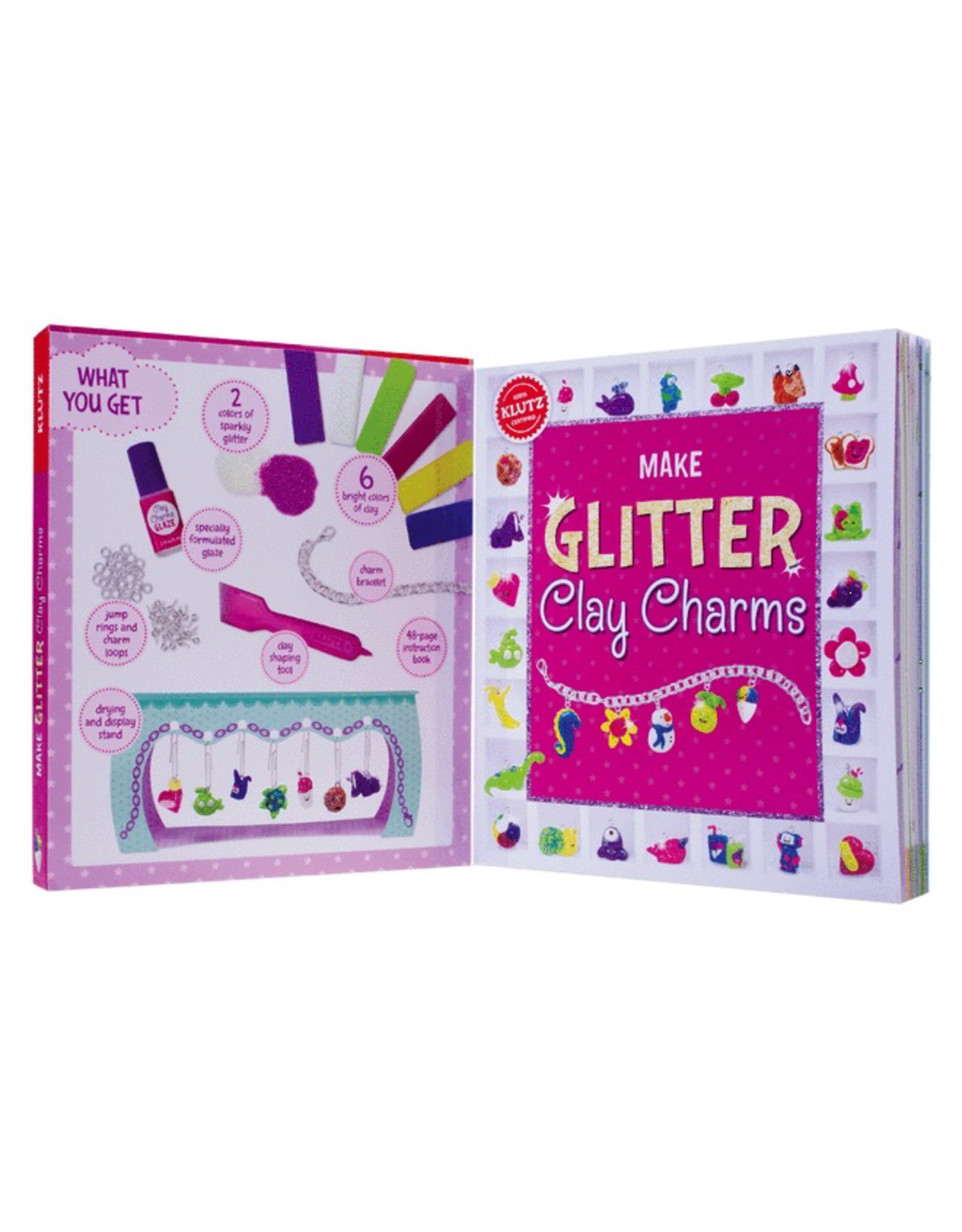 Klutz Make Glitter Clay Charms