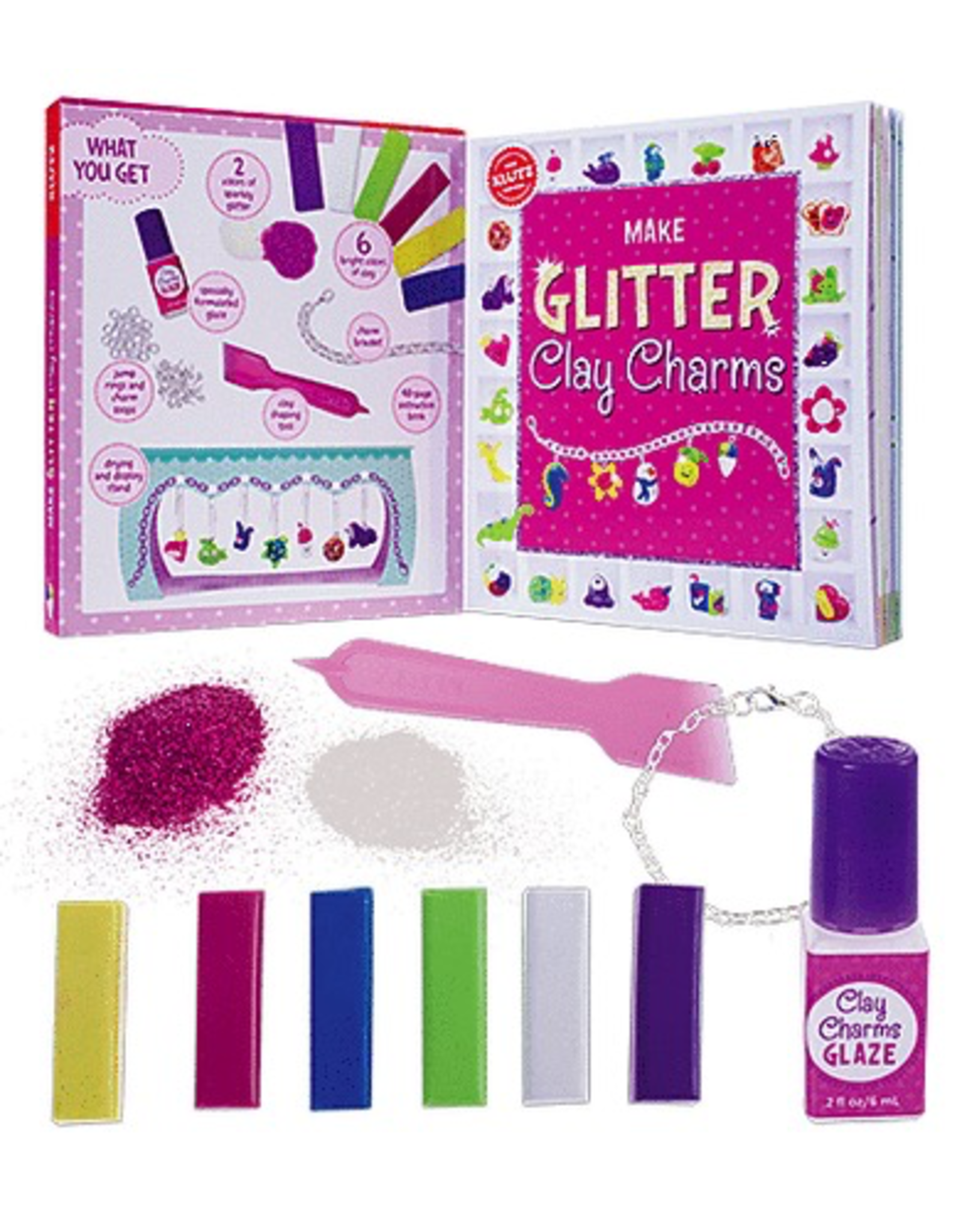 Klutz Make Glitter Clay Charms