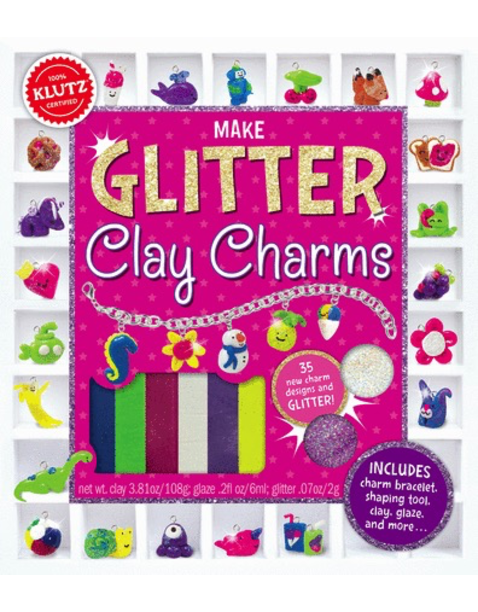 Klutz Make Glitter Clay Charms