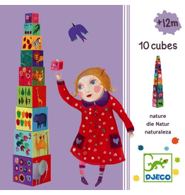 Djeco Stacking Cubes - Nature