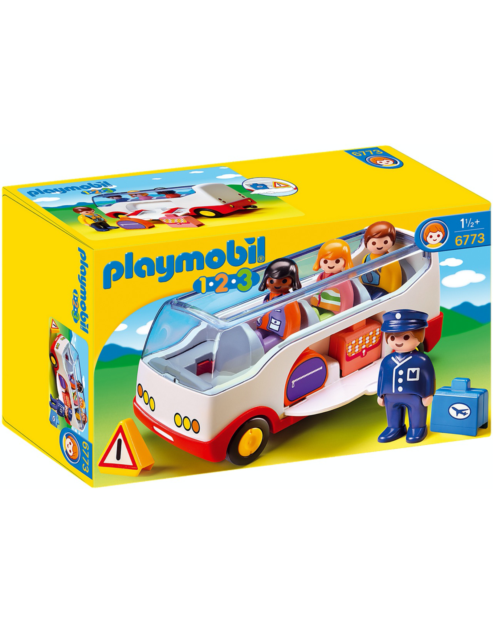 Playmobil Playmobil 1.2.3  Airport Shuttle Bus 6773