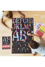 Poppik Alphabet Sticker Poster