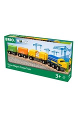 Brio Three Wagon Cargo Train