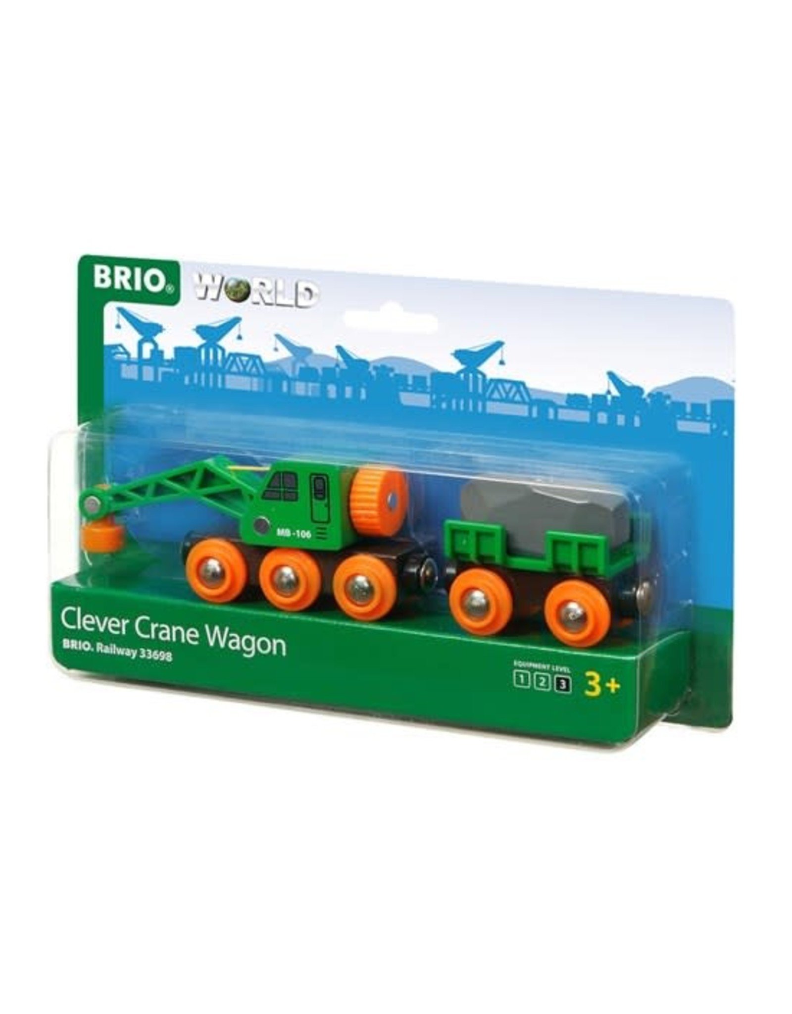 Brio Clever Crane Wagon