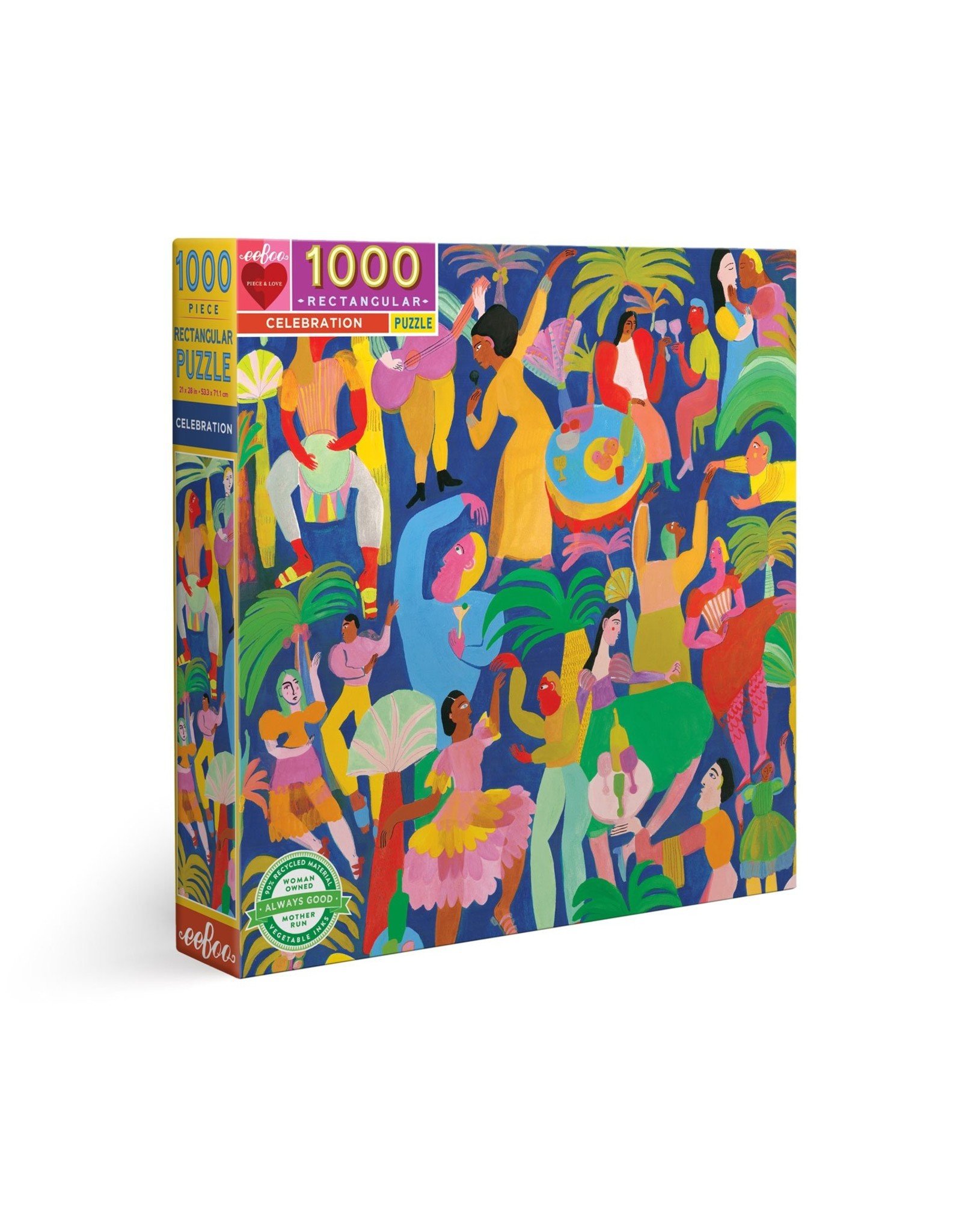 eeBoo Celebration 1000 Pc Rtg Puzzle