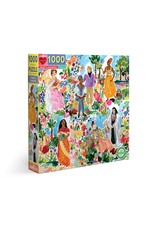 eeBoo Poet's Garden 1000 Pc Sq Puzzle