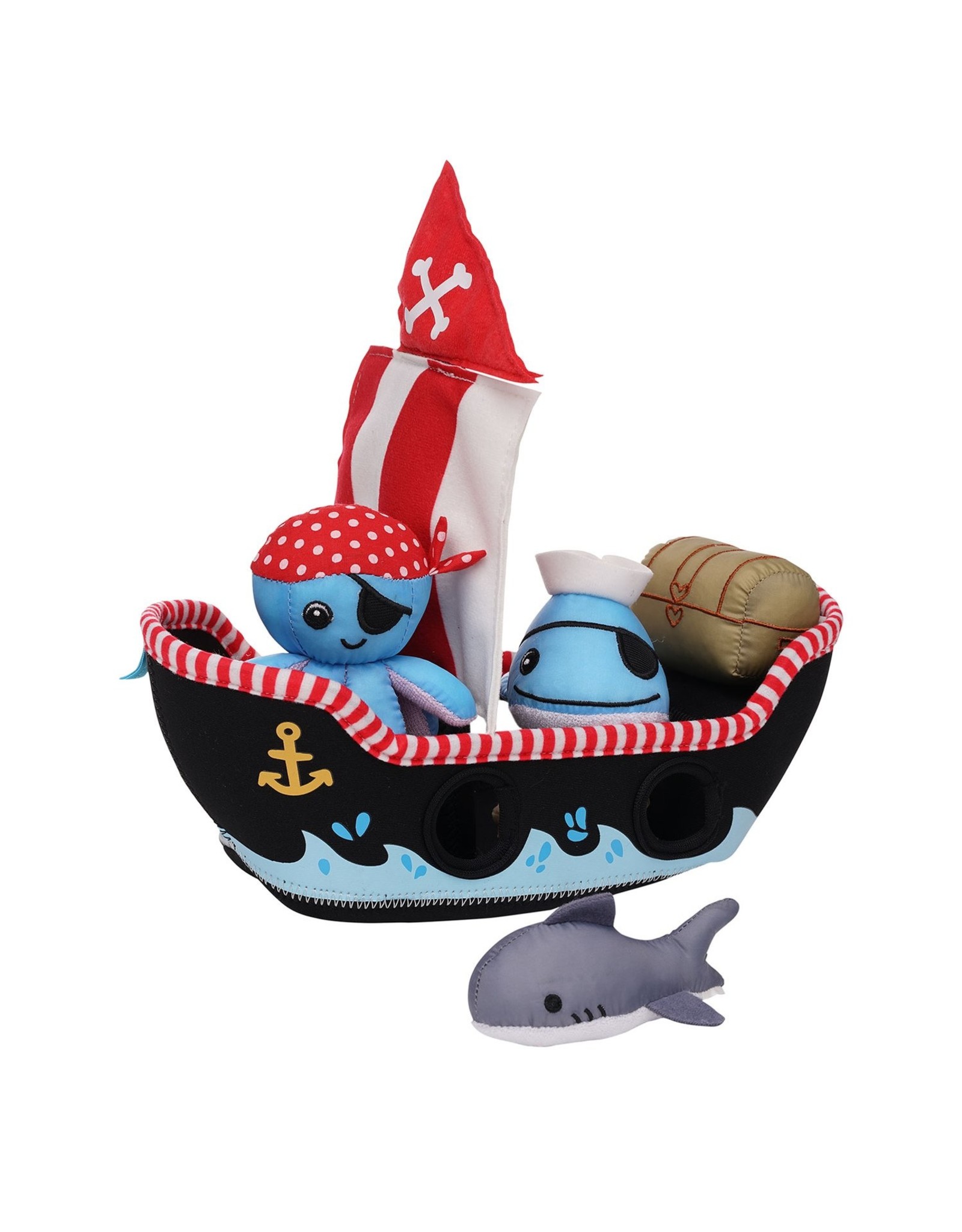 Manhattan Toy Pirate Ship Floating Fill N Spill Bath Toy