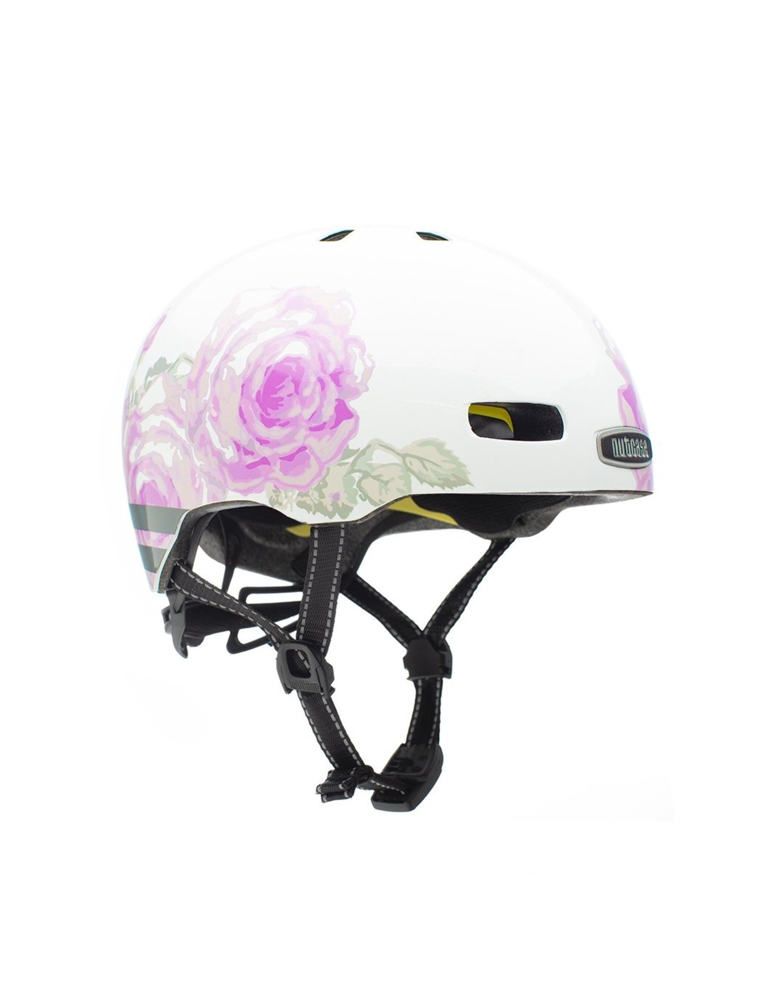 Nutcase Street Delicate Flower Reflective Mips Helmet L