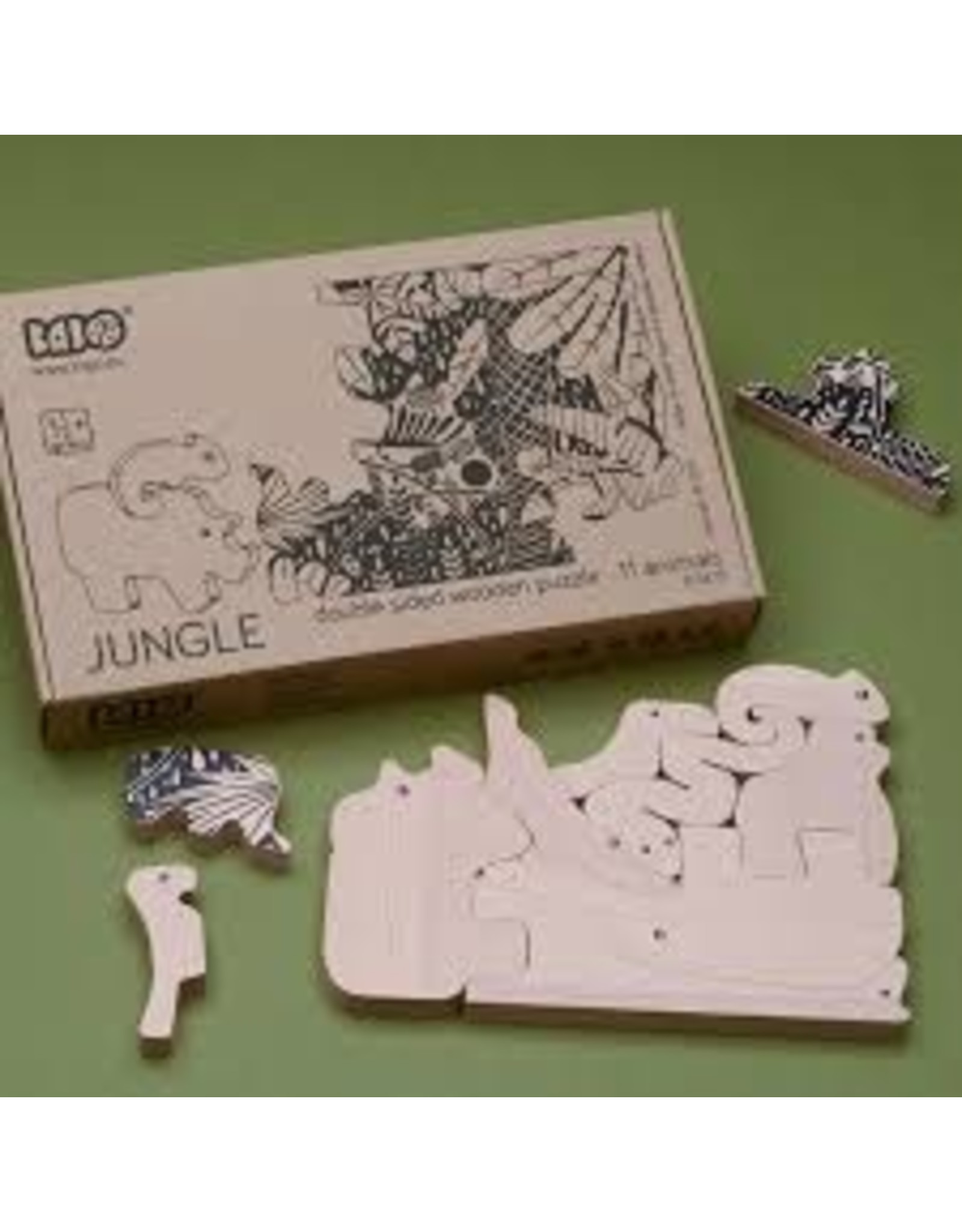 BAJO Black & Natural Jungle Puzzle