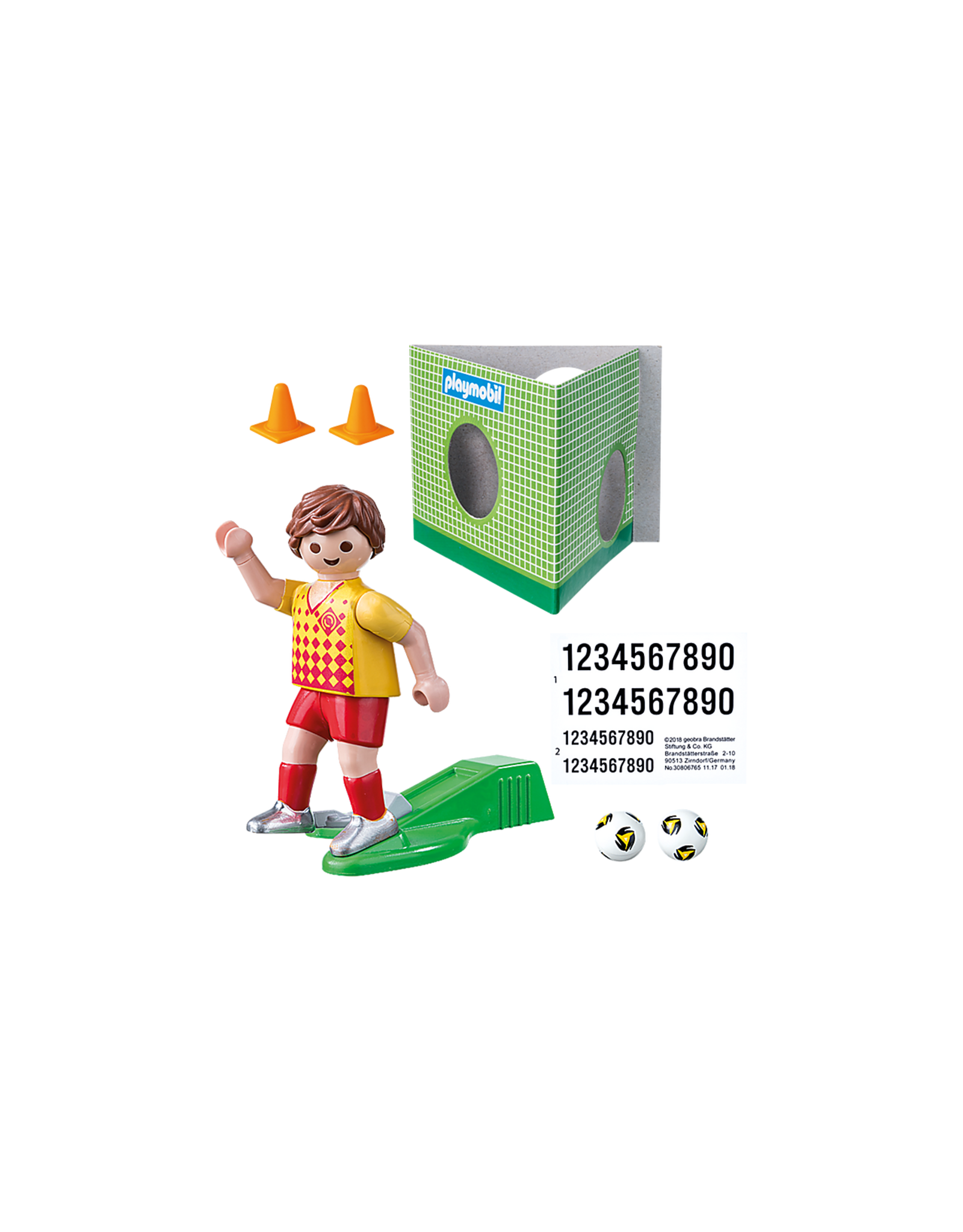 Playmobil Playmobil - SpecialPLUS - 70157 Soccer Player With Goal