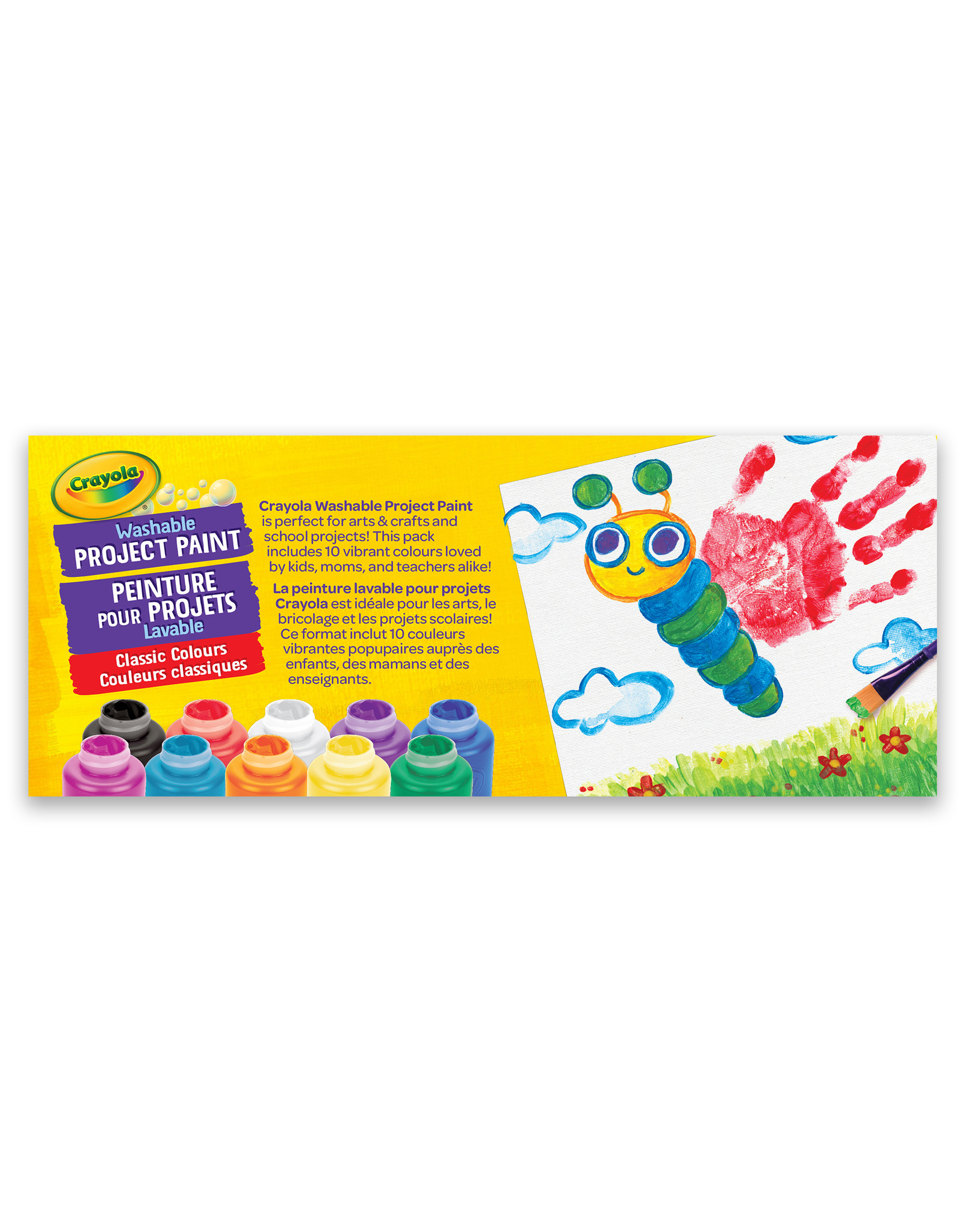 Crayola Washable Project Paint, 10 Count