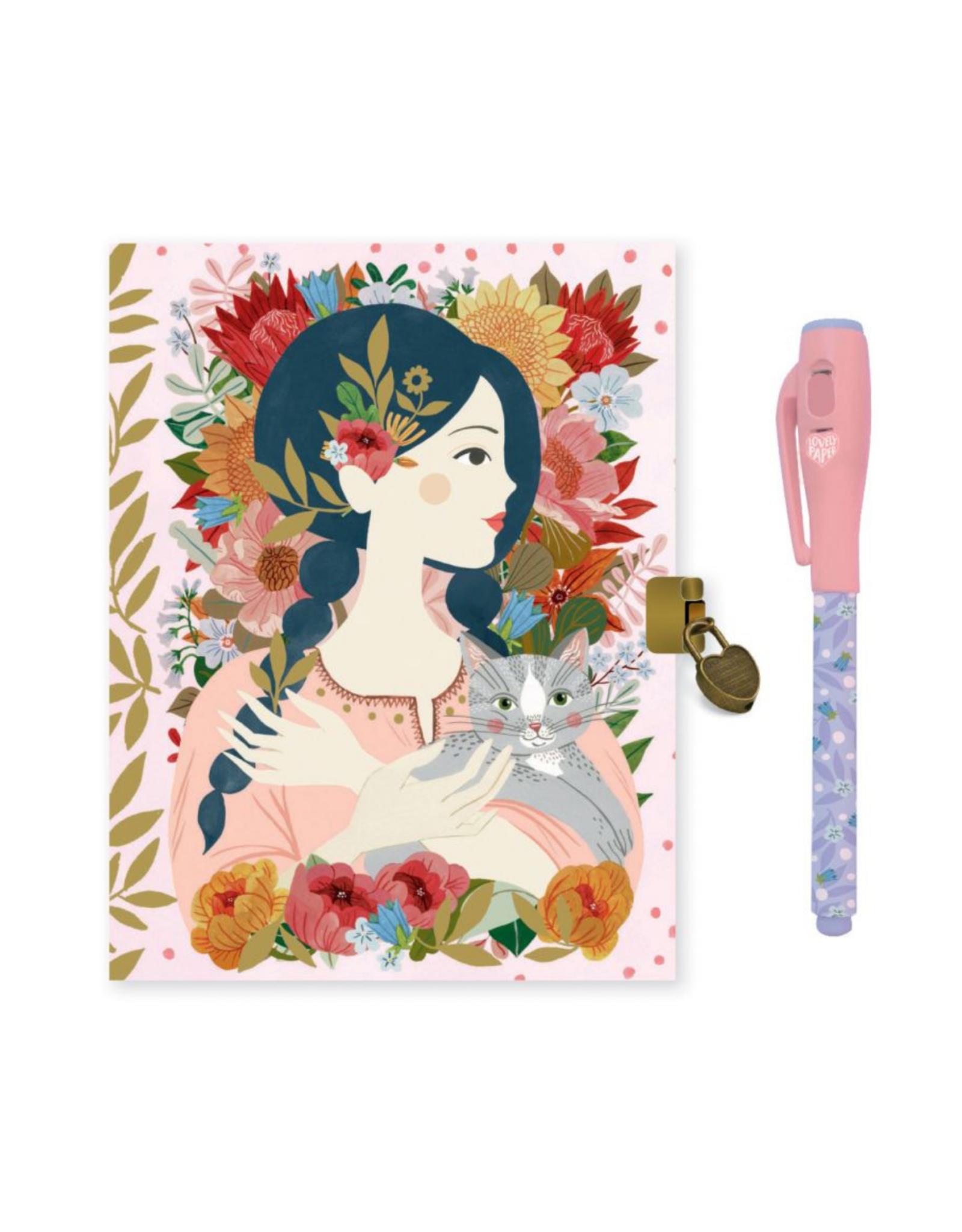Djeco Oana Secret Notebook  and Magic Felt Pen