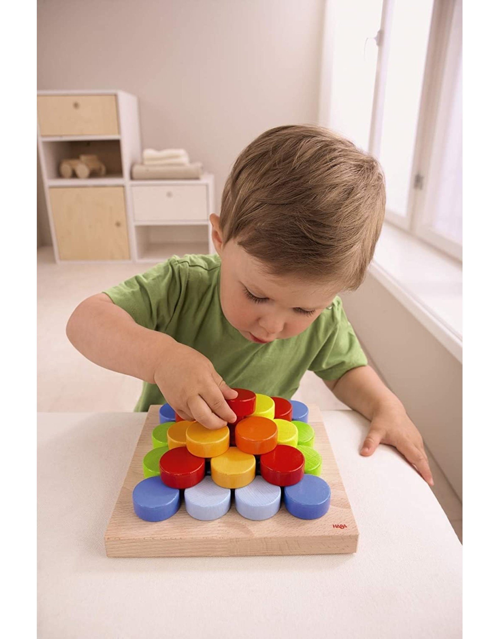 HABA Colour Buttons Pegging Game