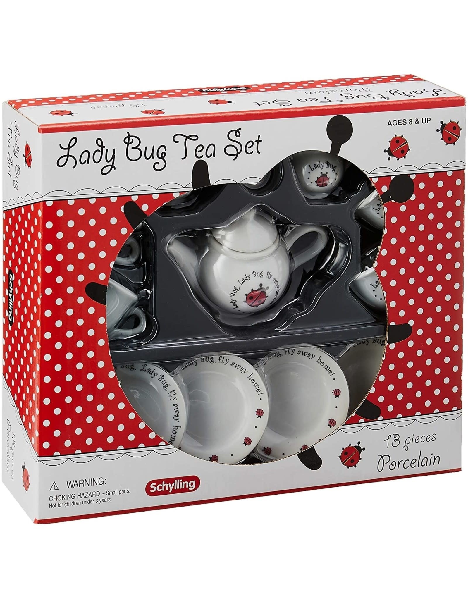 Schylling Lady Bug Tea Set