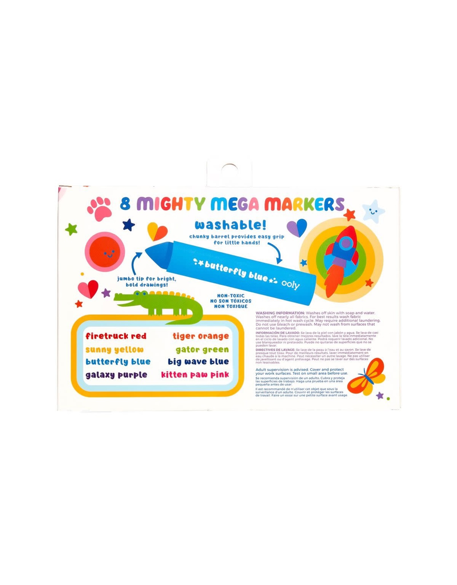 Ooly Mighty Mega Markers - Set Of 8