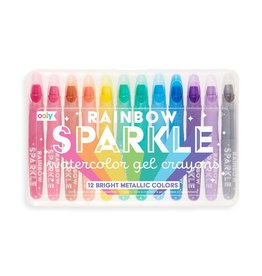 Ooly Sparkle Watercolor Gel Crayons - Set Of 12