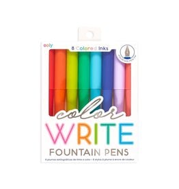 Ooly Color Write Fountain Pens - Set Of 8