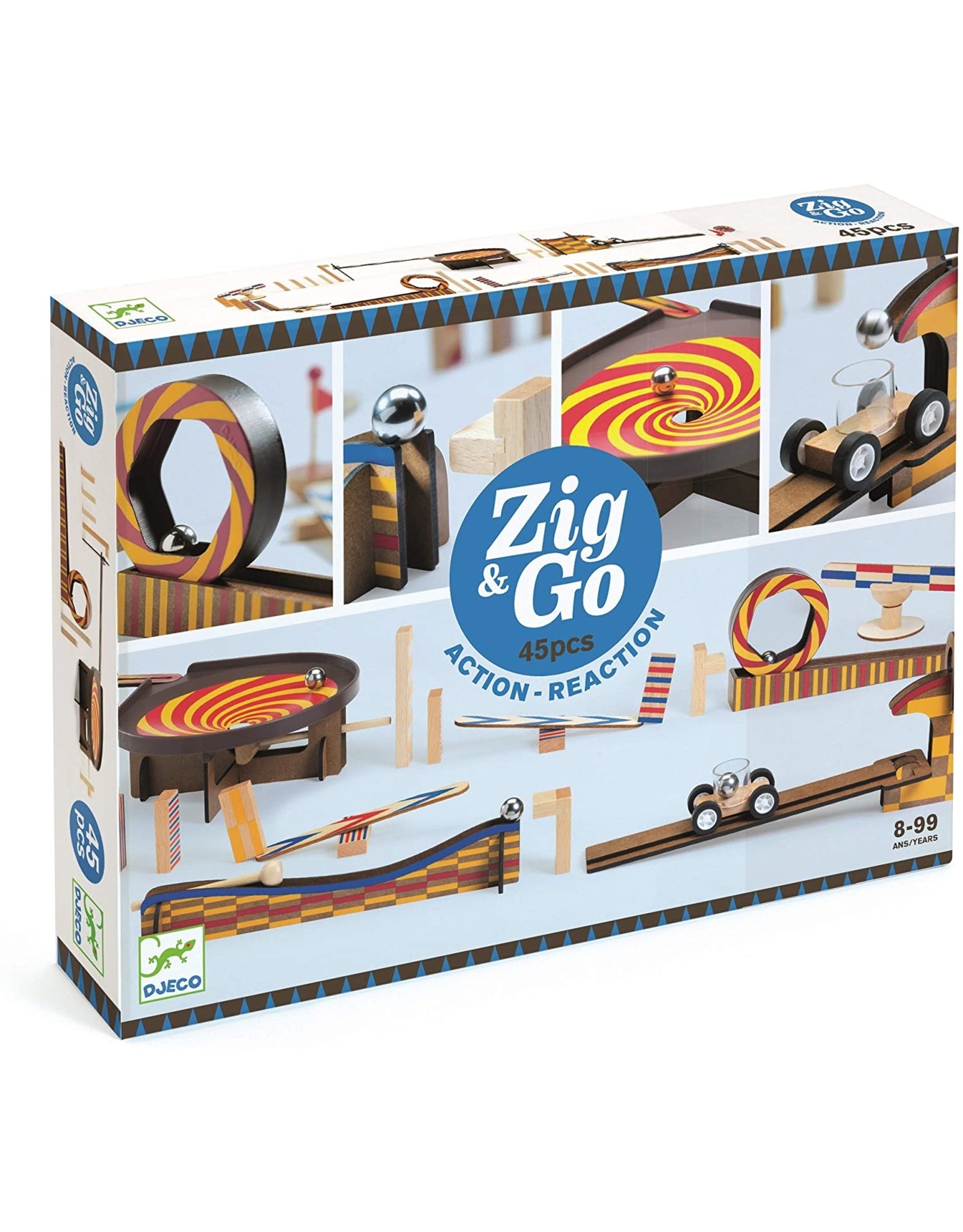 Djeco Zig & Go - 45 Pcs