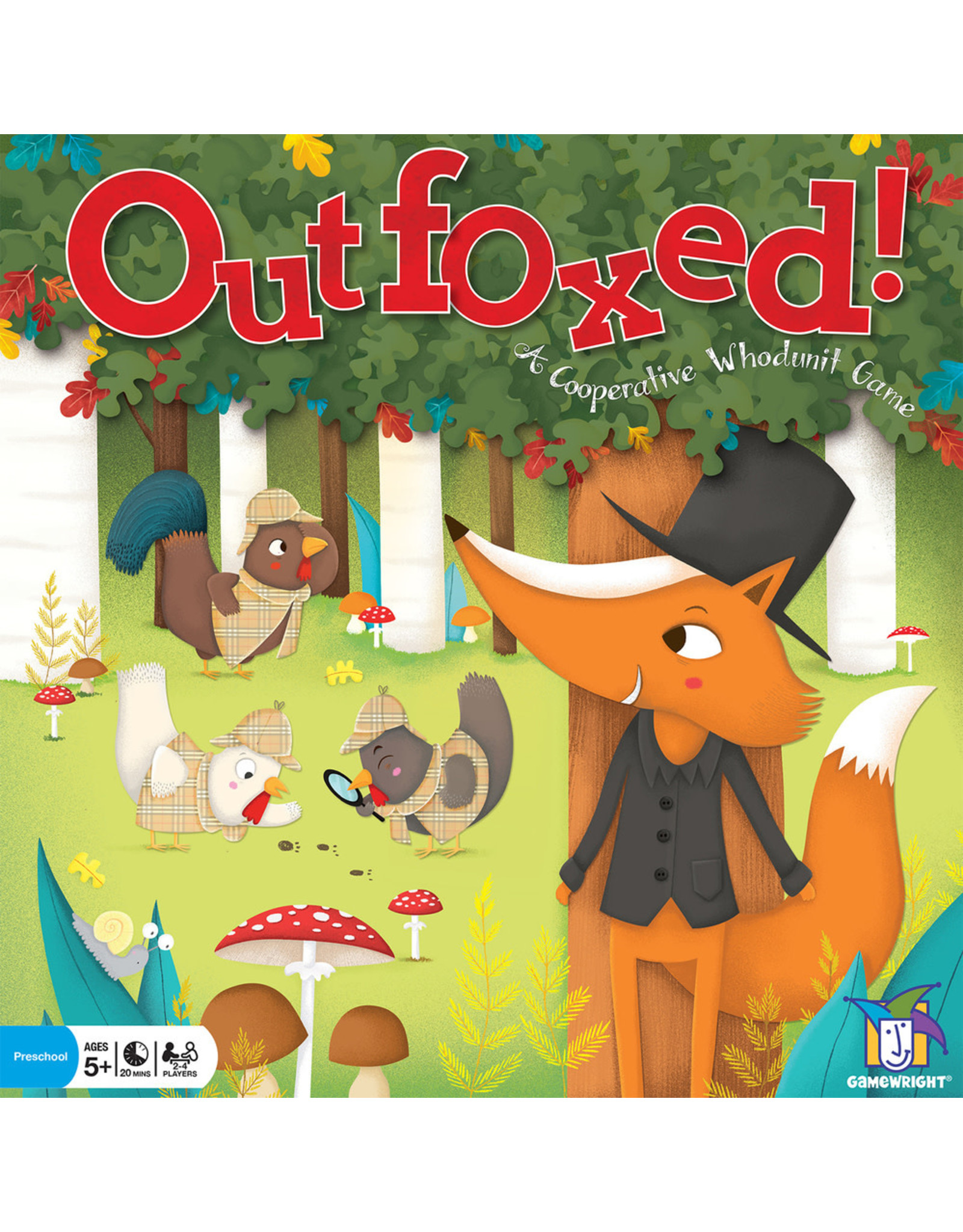 Gamewright Outfoxed!™ A Cooperative Whodunit Game