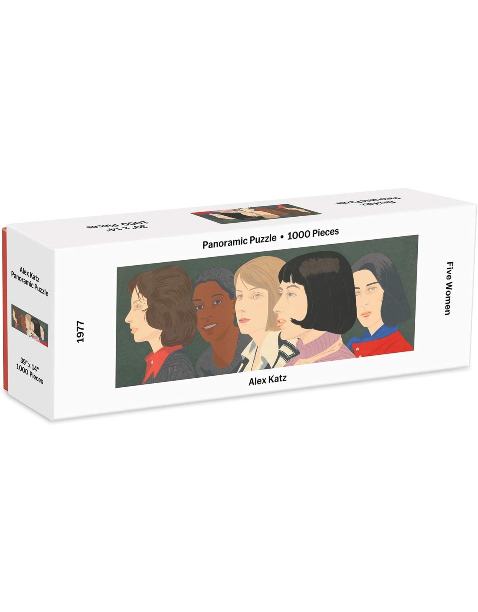 Galison MoMA Alex Katz Five Women Panoramic Puzzle