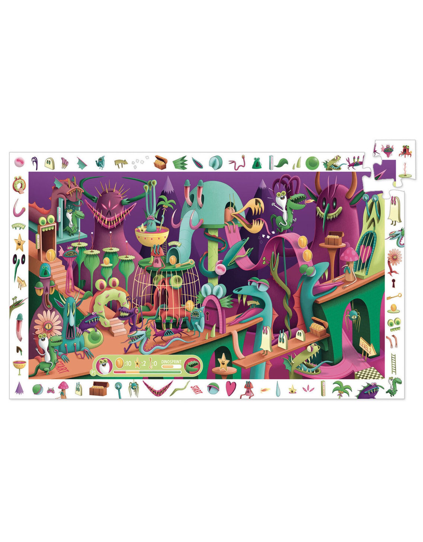 Djeco In A Video Game Observation Puzzle 200 Pc