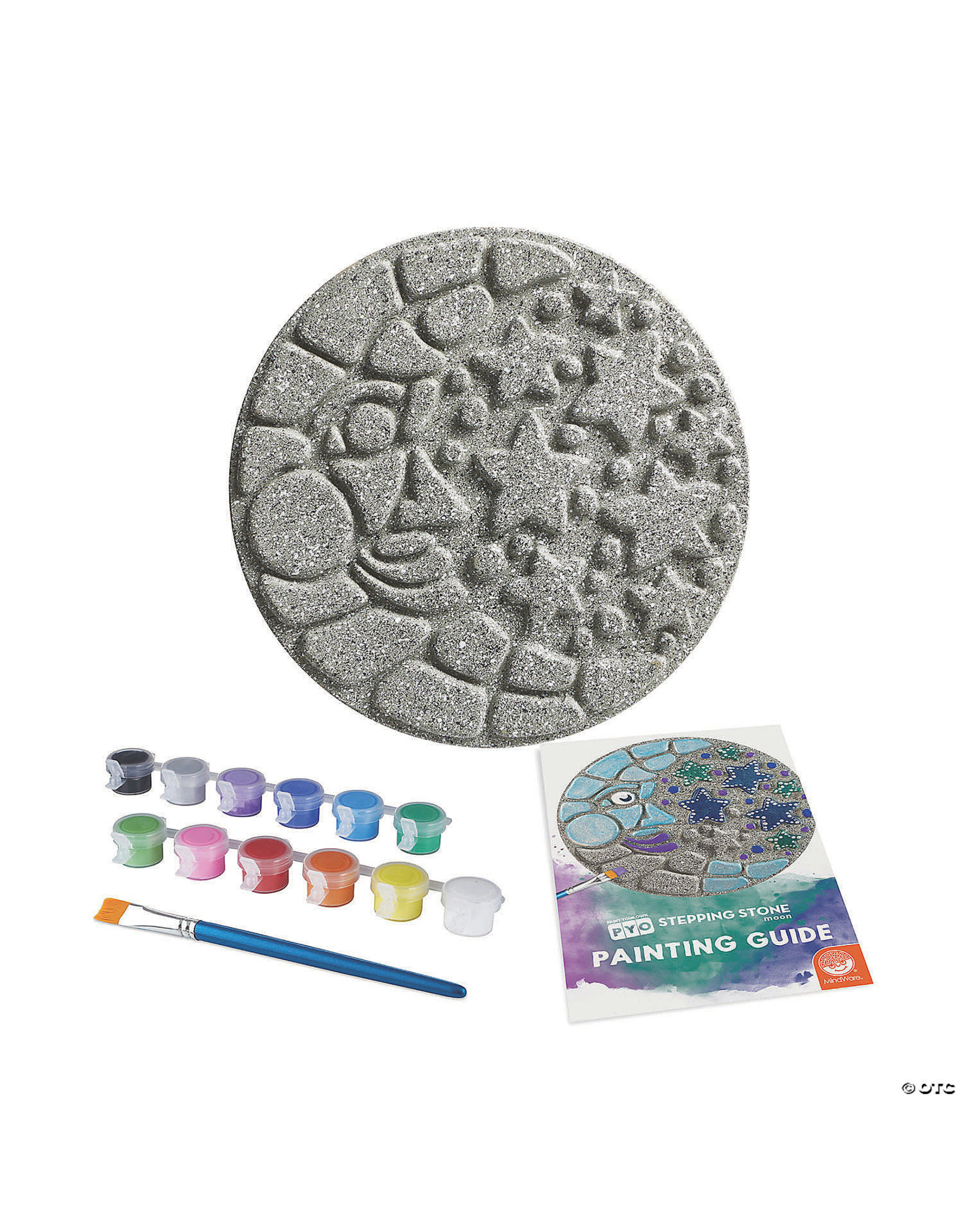 MindWare Paint-Your-Own Stepping Stone:Moon and Stars