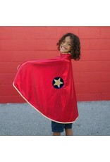 Great Pretenders Reversible Wonder Cape  Red/Gold  Size 5-6