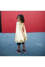 Great Pretenders Reversible Wonder Cape  Red/Gold  Size 5-6