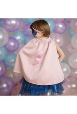 Great Pretenders Super-Duper Tutu/Cape/Mask, Pink/Navy, Size 4-6