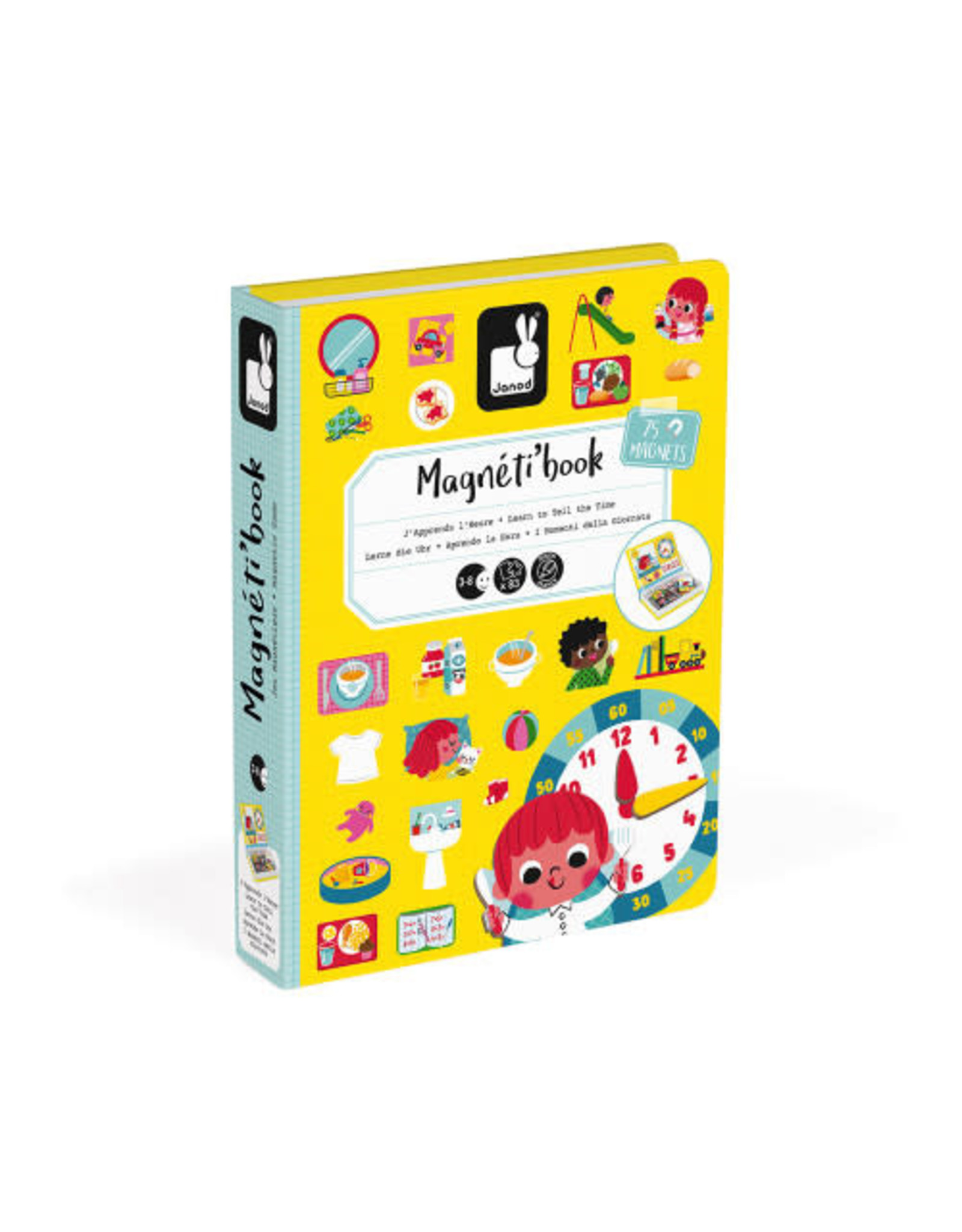 Janod Magnetibook Learn To Tell Time