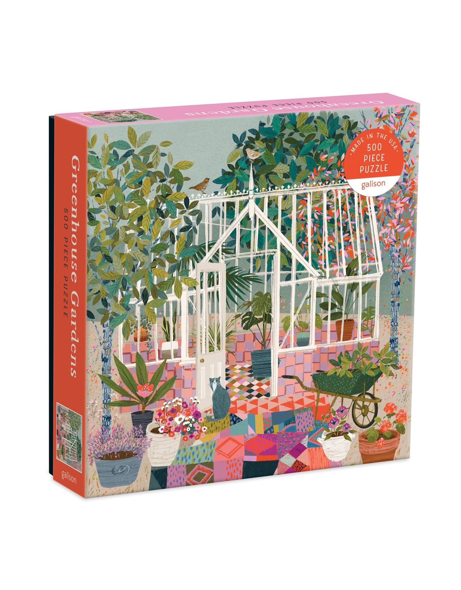 Galison Greenhouse Gardens 500 Piece Puzzle