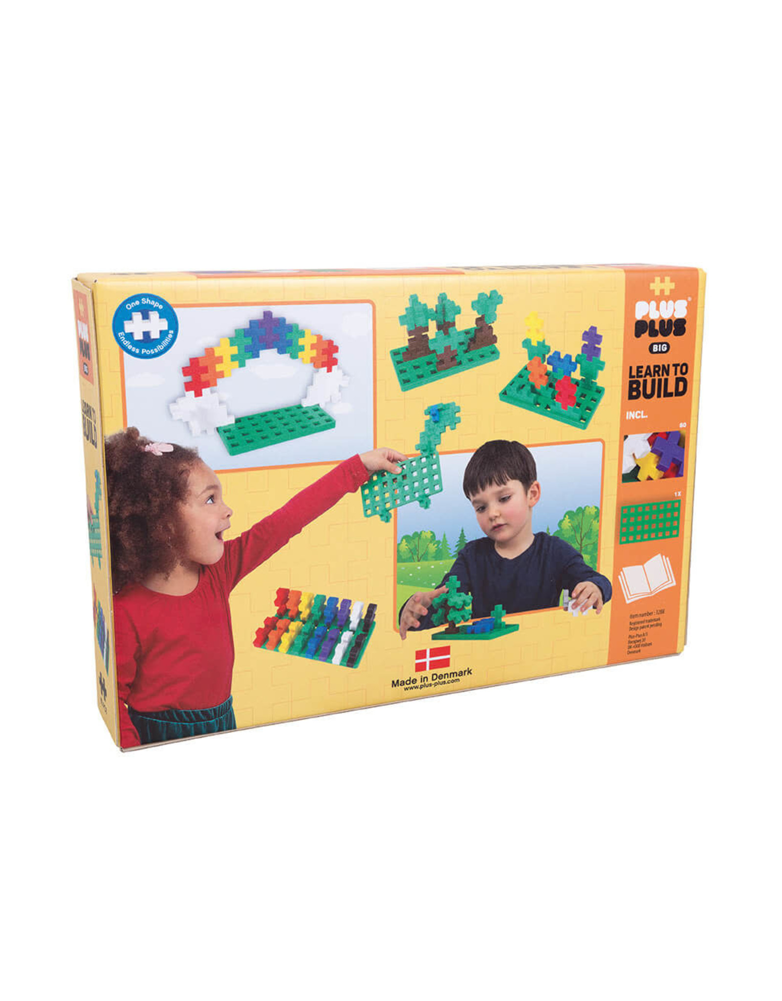 Plus-Plus Plus-Plus Big Learn To Build 60 Pcs