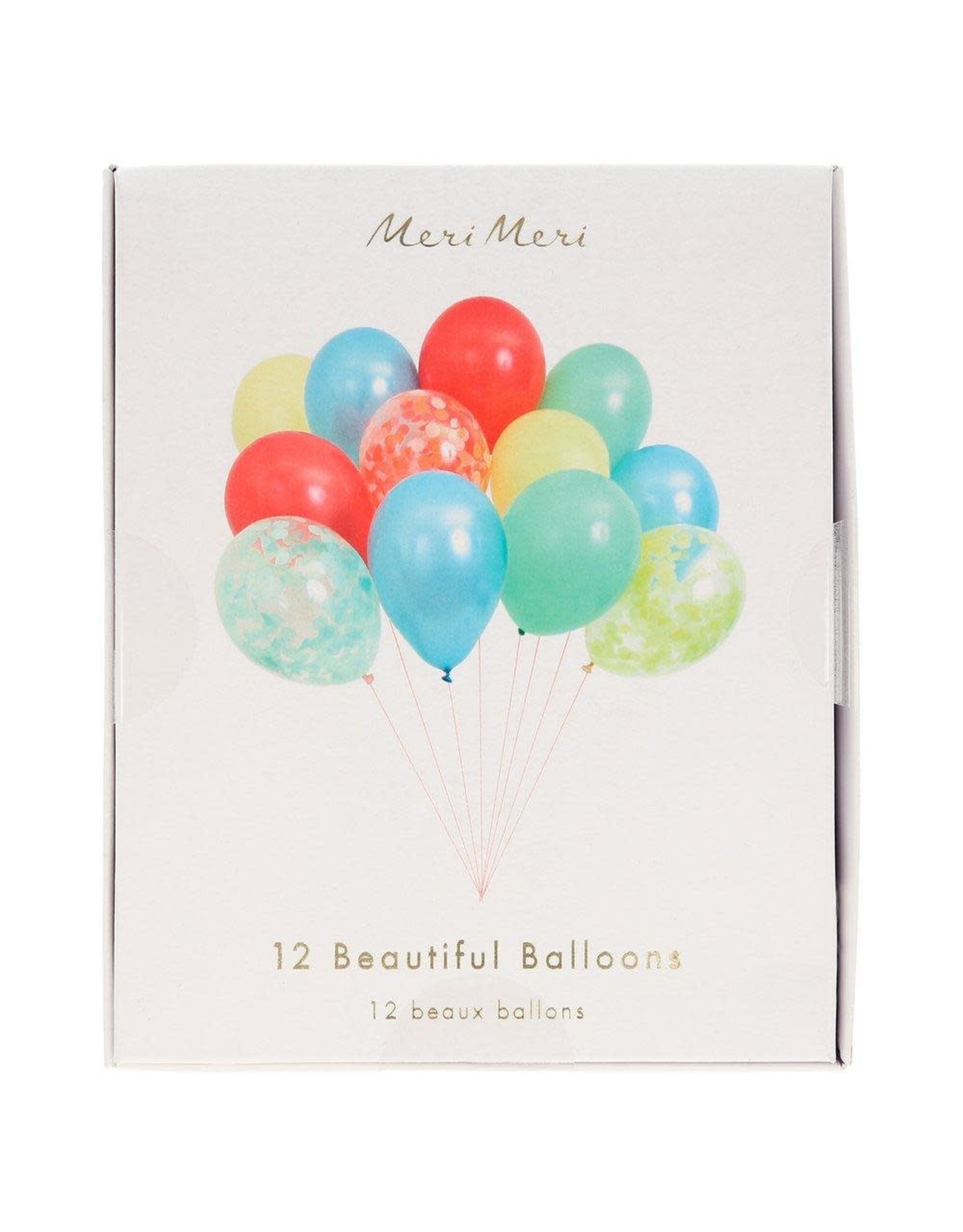 Meri Meri Beautiful Balloons Multi Set of 12