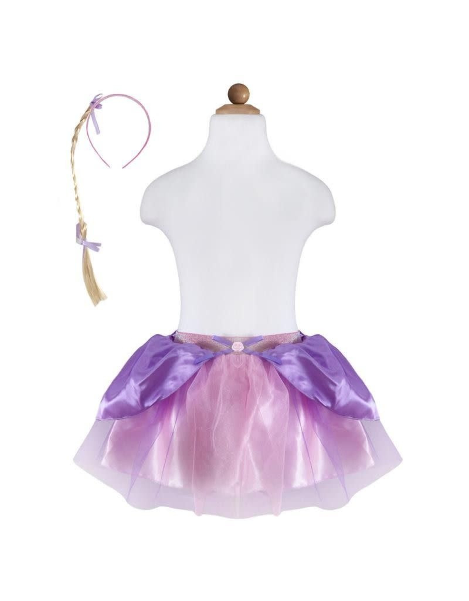 Great Pretenders Rapunzel Skirt With Braid, Size 4-6