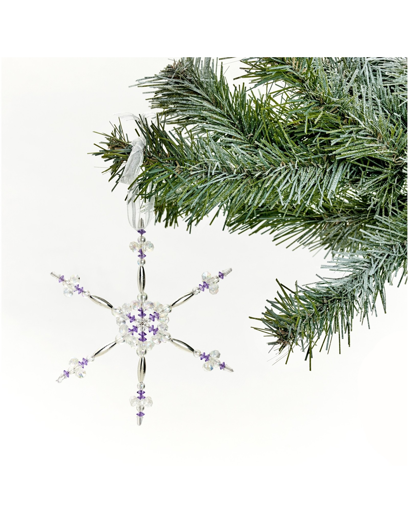 Creativity for Kids Beaded Snowflakes Ornaments