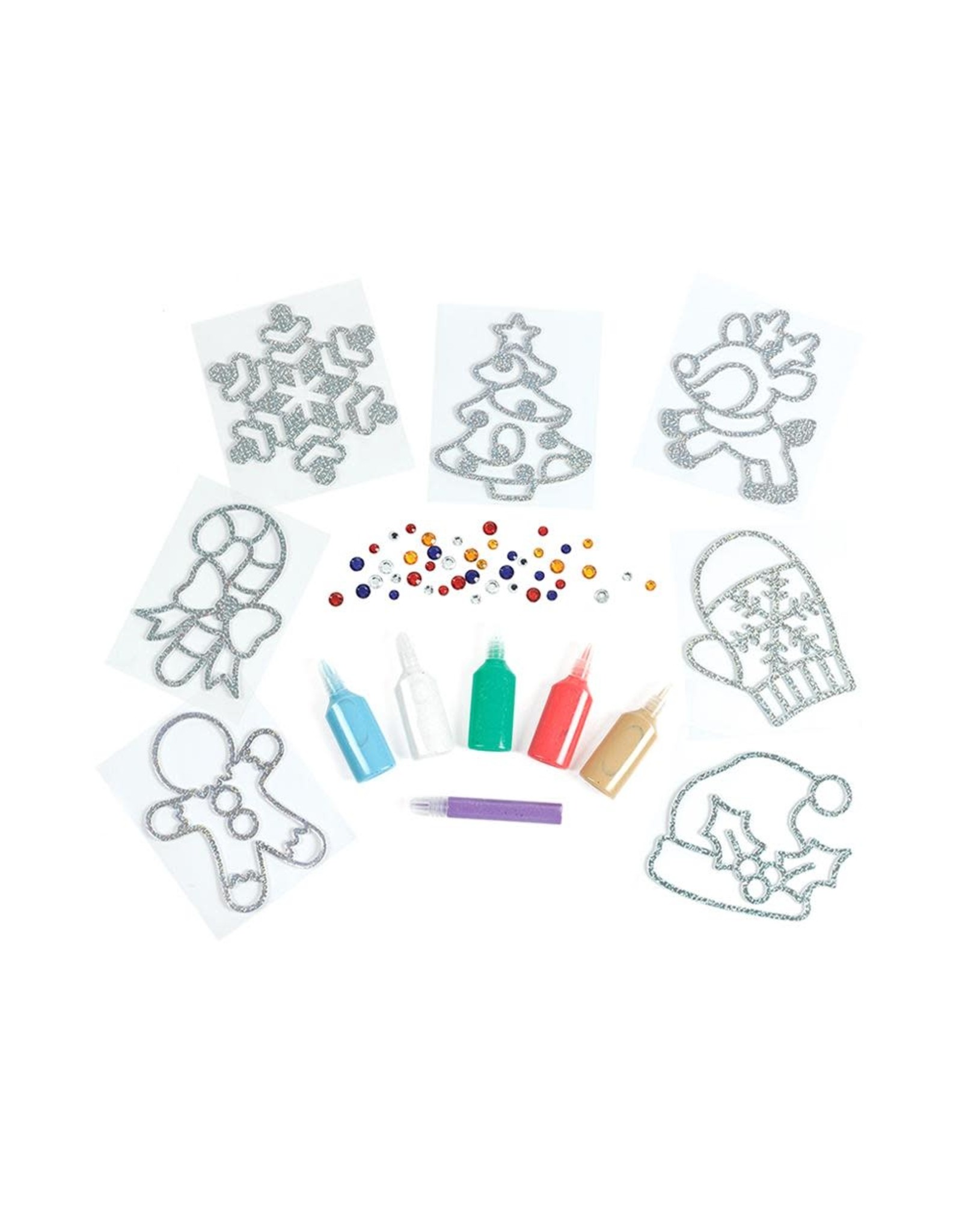 Creativity for Kids Holiday Easy Sparkle Window art