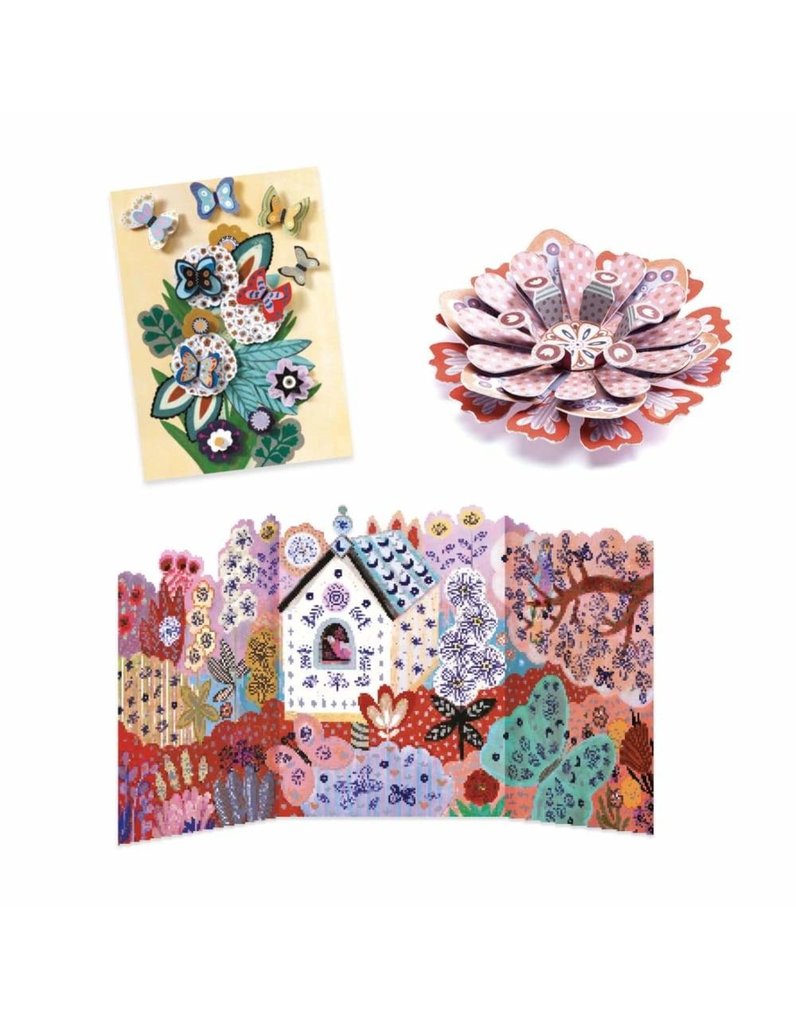 Djeco The Flower Garden Multi Activity Kit