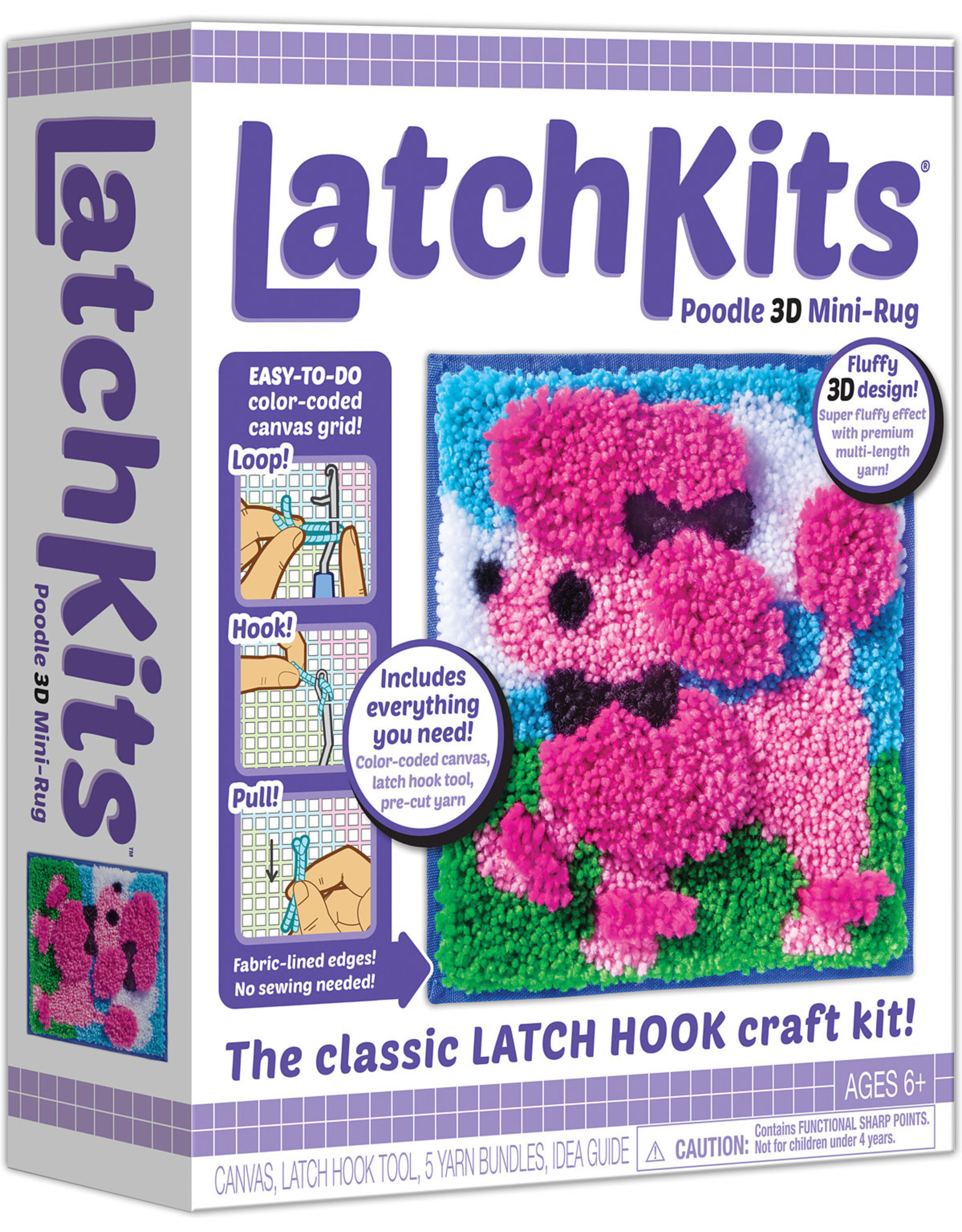 Playmonster LatchKits - Poodle 3D