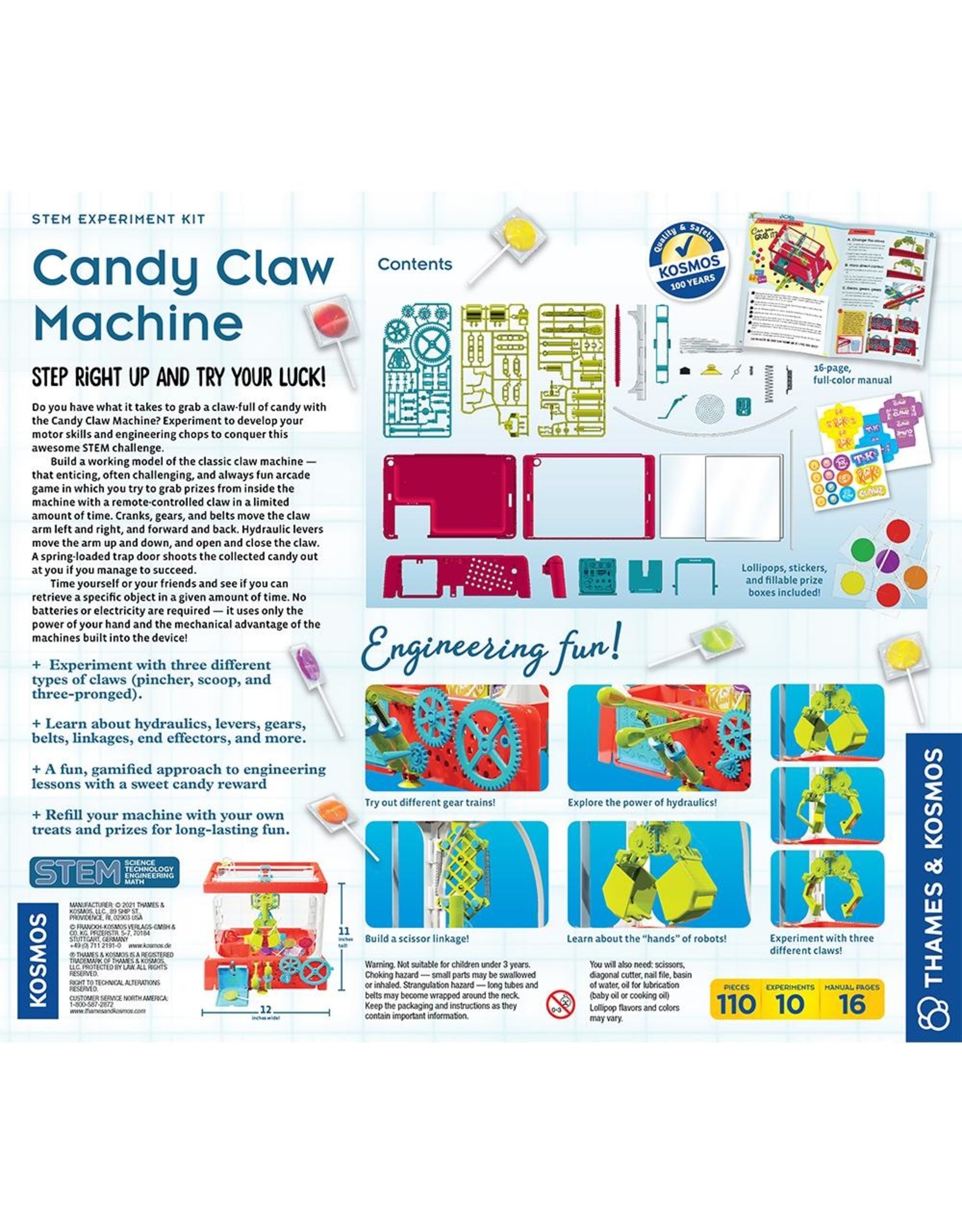 Thames & Kosmos Candy Claw Machine