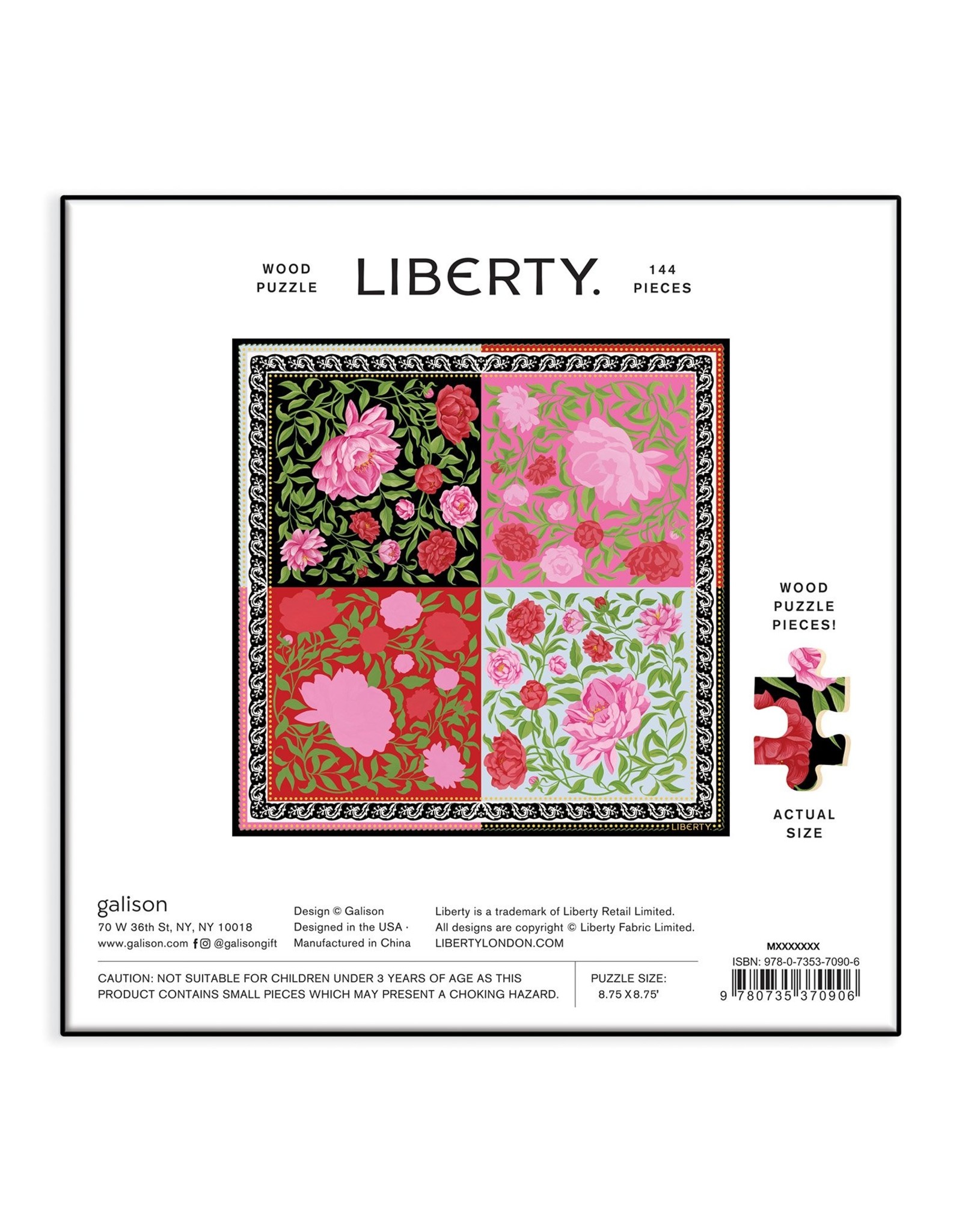 Galison Liberty Aurora 144 Piece Wood Puzzle