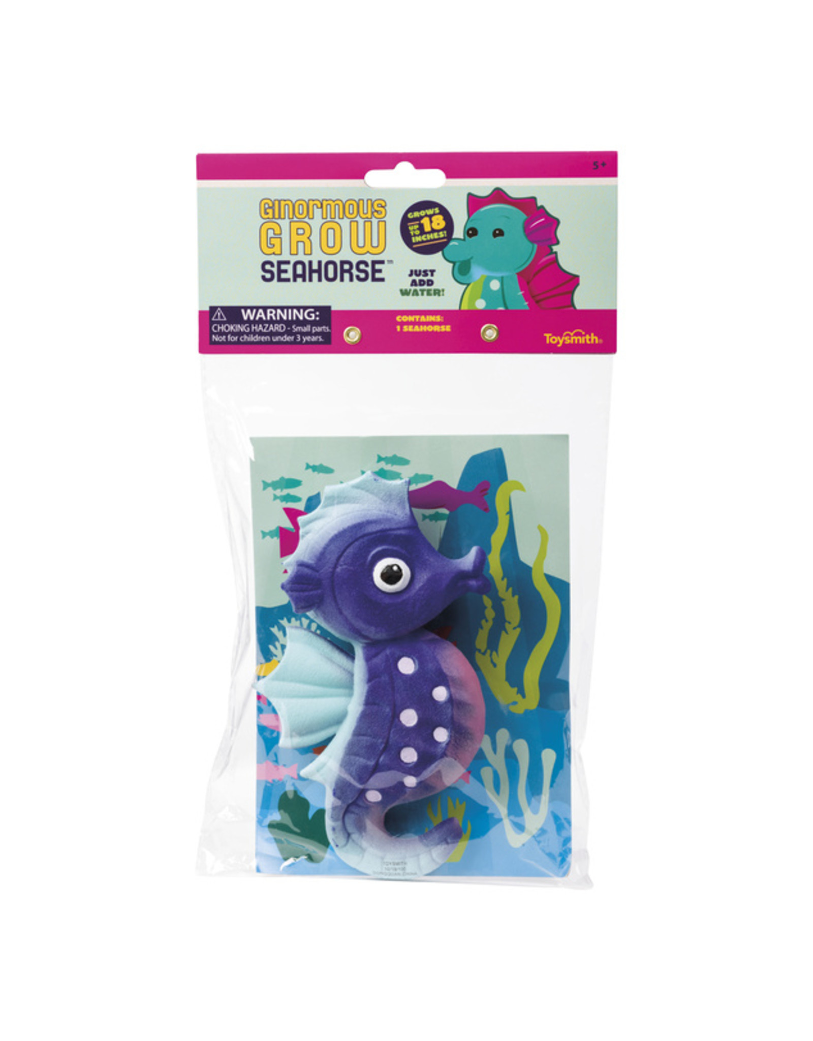 Toysmith Ginormous Grow Seahorse