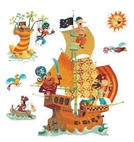 Djeco Bateau Pirate Wall Stickers