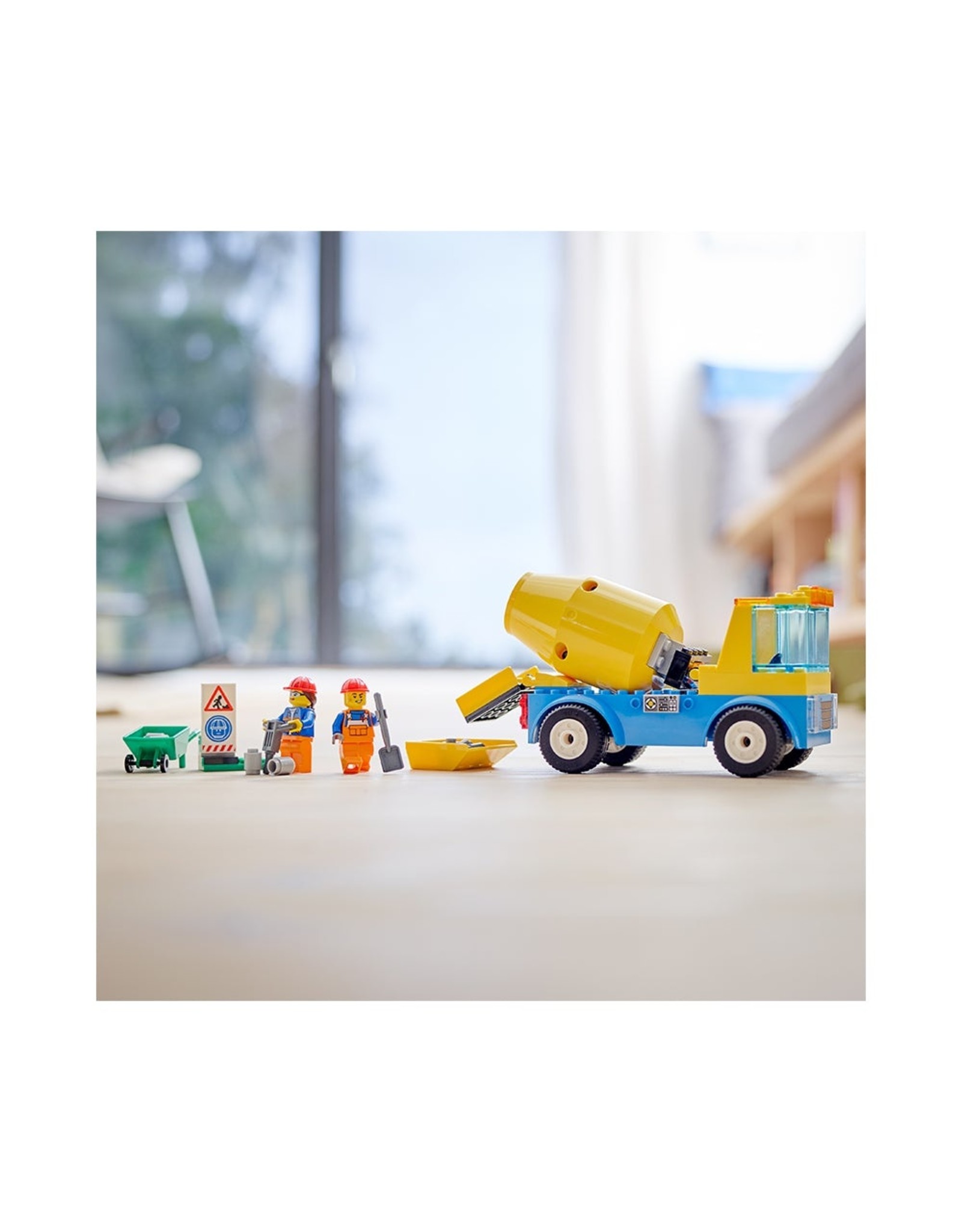LEGO City Cement Mixer Truck 60325 Building Kit (85 Pieces)