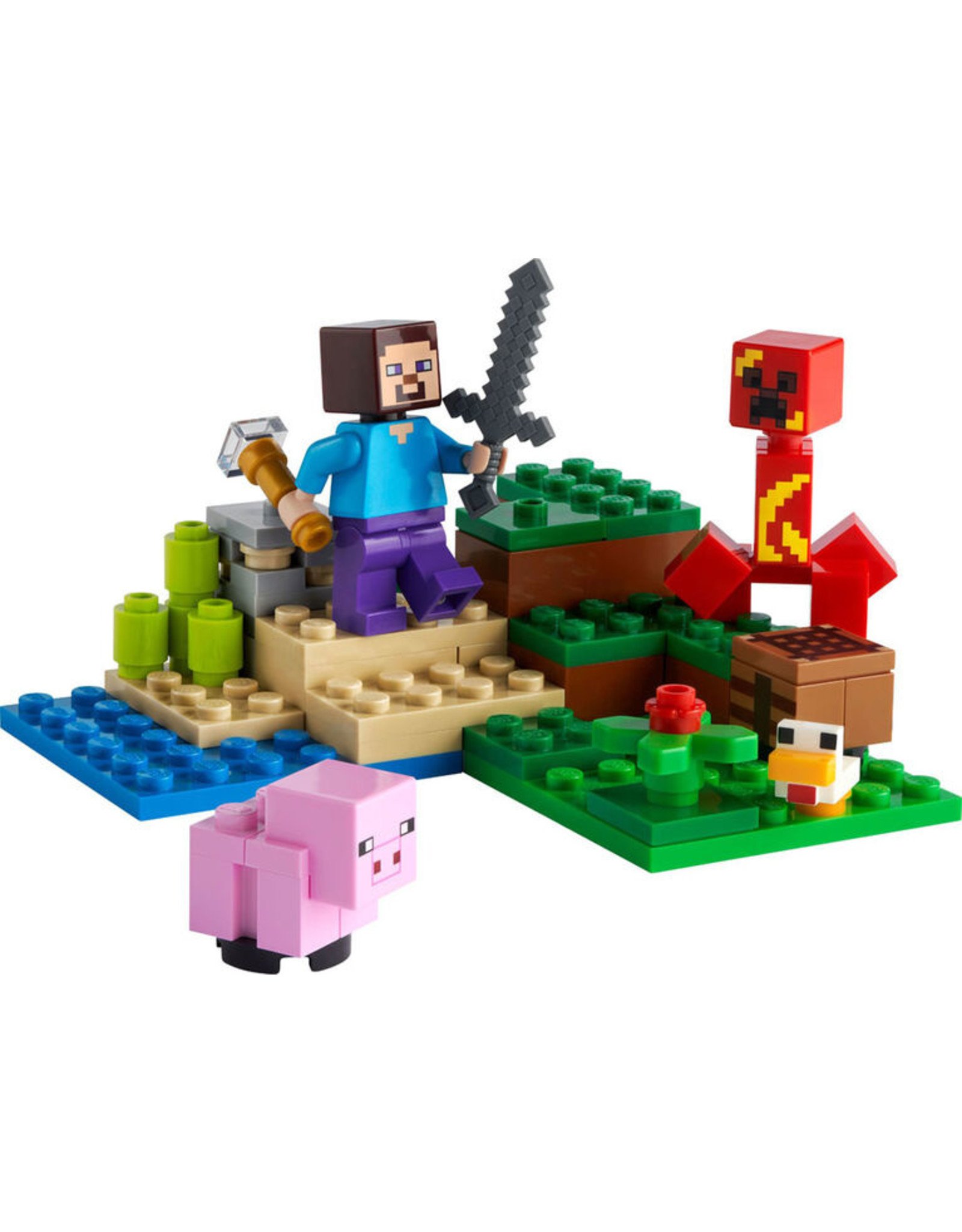 LEGO Minecraft The Creeper Ambush 21177 Building Kit (72 Pieces)