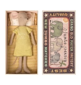 Maileg Medium Mouse In Box - Girl