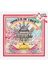 Galison Liberty Power of Love 500 Piece Double Sided Jigsaw Puzzle with Shaped Pieces