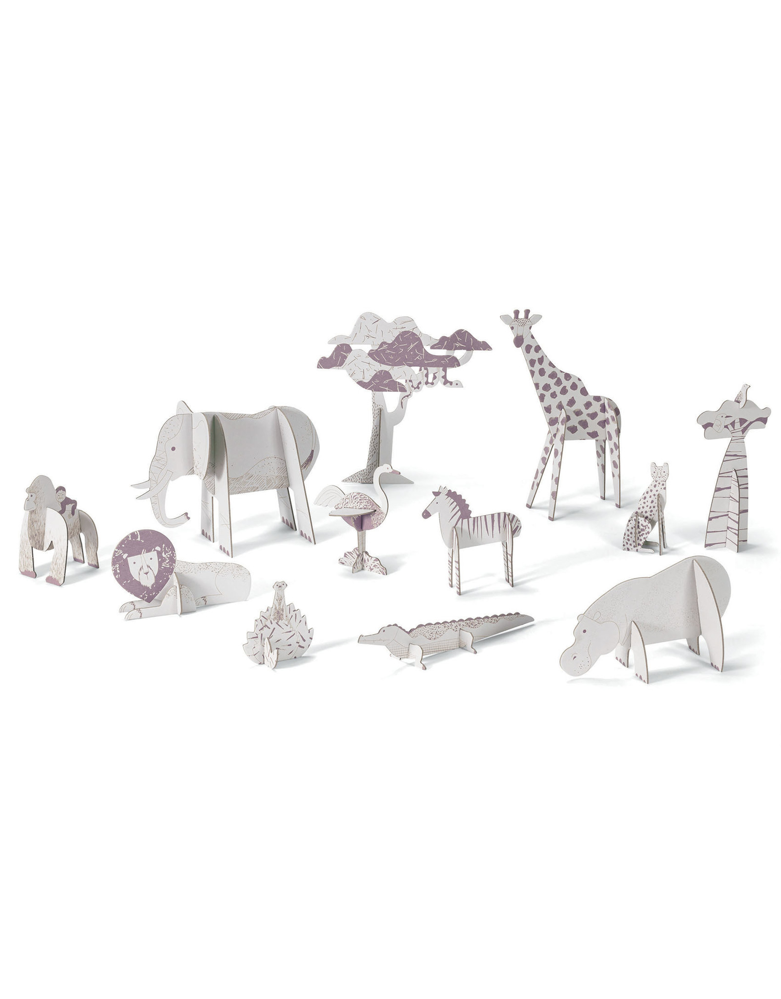 Djeco Savanna Colour, Assemble, Play