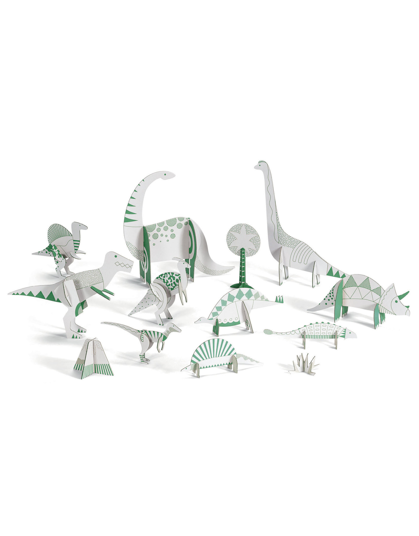 Djeco Dinosaurs Colour, Assemble, Play
